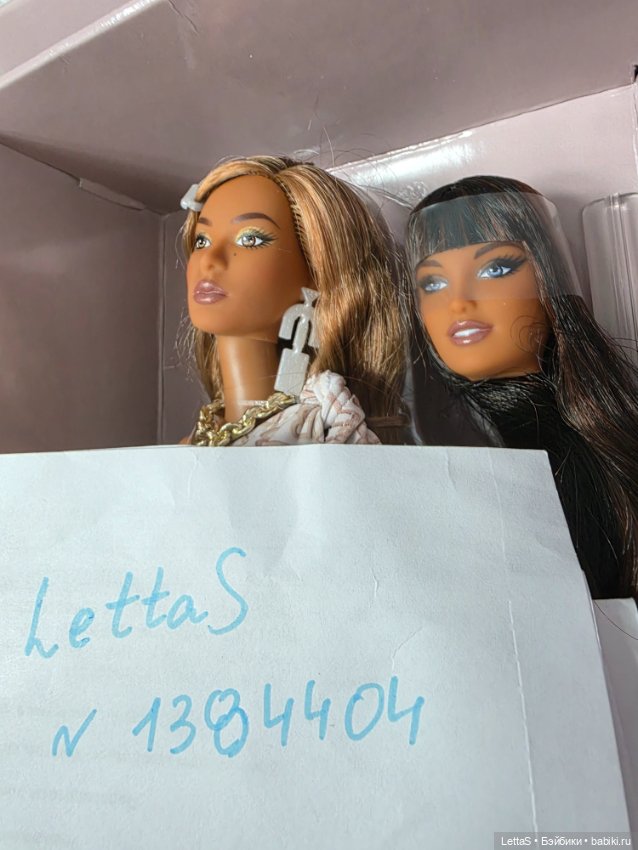 2 головы от barbie you create Нишель и Анна Лара