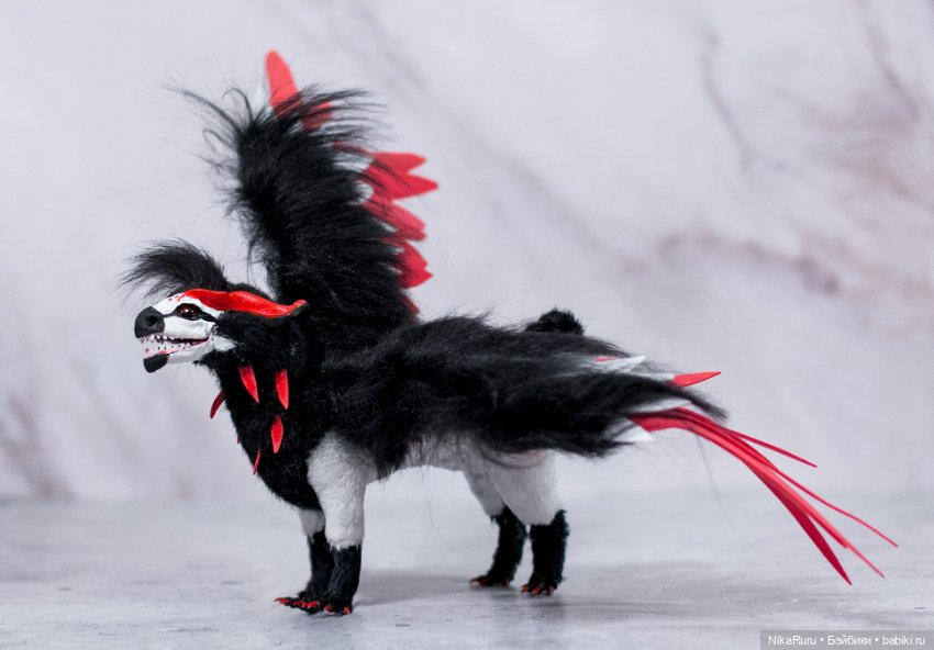 Дракон для Барби в смешанной технике, подвижный (фото 7)