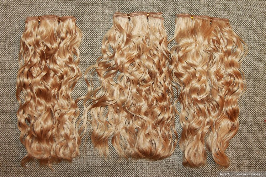Волнистые трессы для париков и прошивки