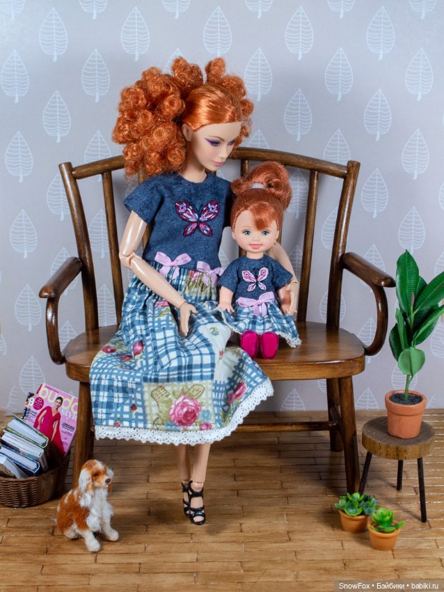 Диван "Барбарис" ручной работы для кукол 1:6 (Barbie, Momoko, bjd) (фото 5)