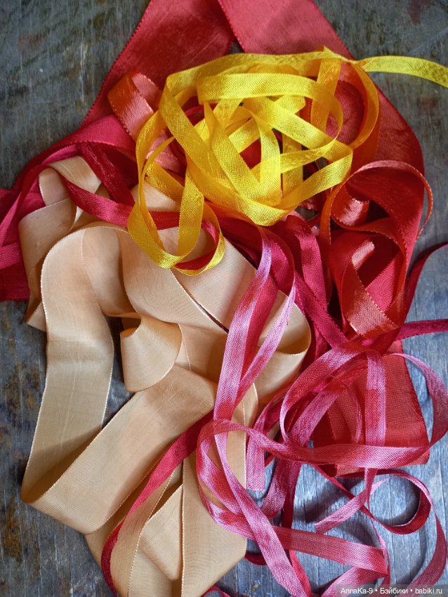 100% Вискозный шёлк, ленты СССР (фото 8)