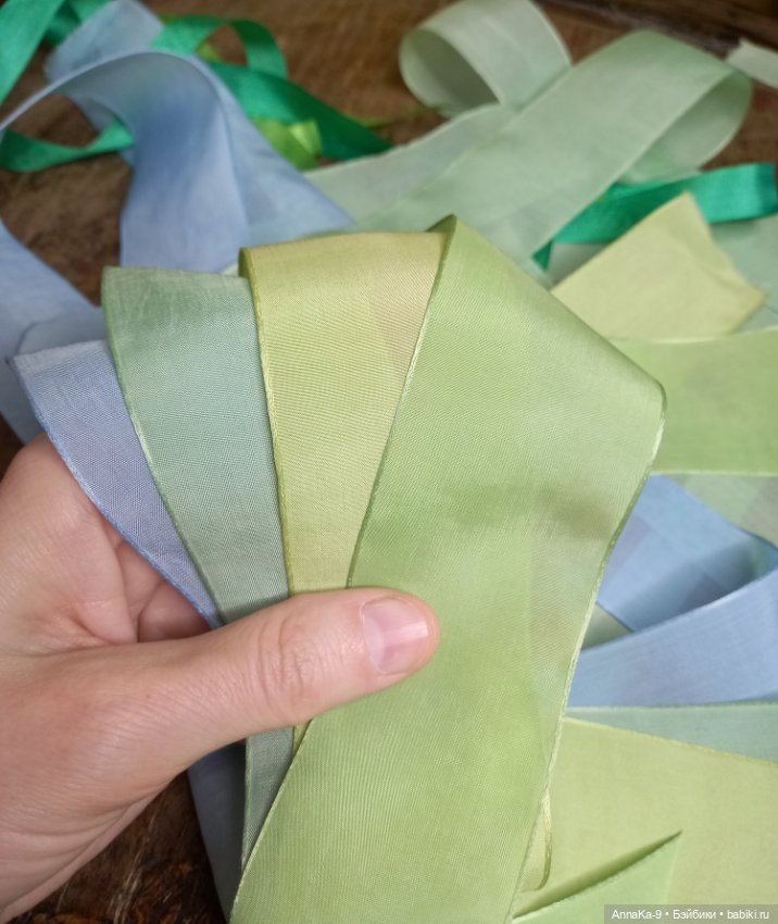 100% Вискозный шёлк, ленты СССР