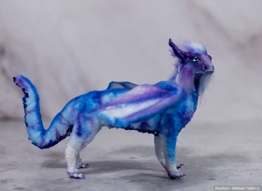 Дракон для Барби в смешанной технике, подвижный (фото 4)