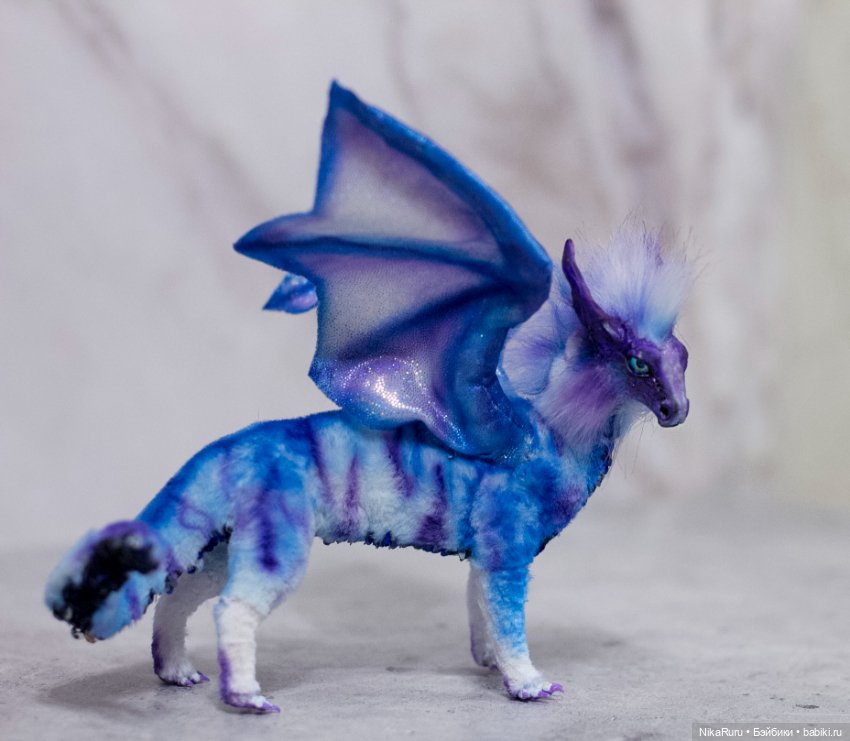 Дракон для Барби в смешанной технике, подвижный (фото 6)