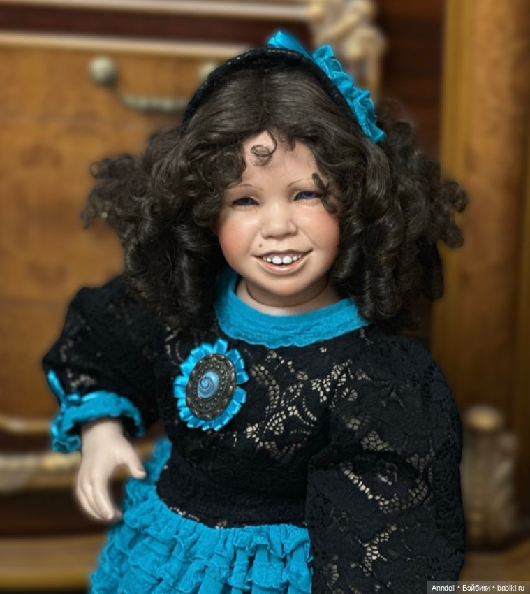Инга - девочка-праздник — Фарфоровые куклы (фото 7)