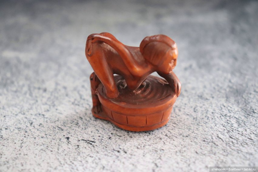 Необычная нэцкэ «Гейша и лягушка» (фото 4)