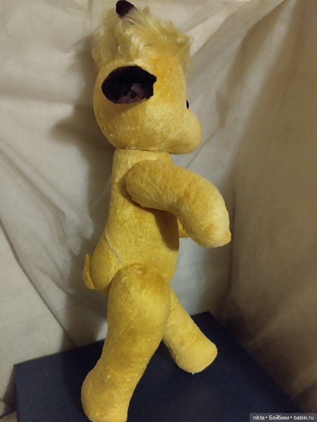 Мягкая игрушка СССР Коза плюшевая (фото 4)