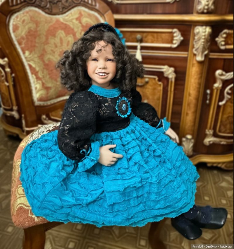 Инга - девочка-праздник — Фарфоровые куклы (фото 4)