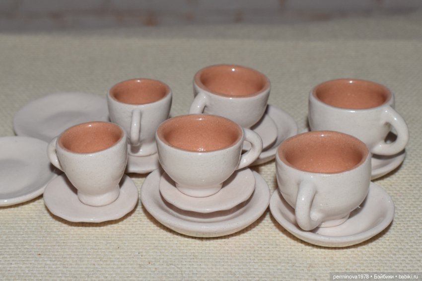 Чайные пары 1 к 6 — Посуда для кукол (фото 2)