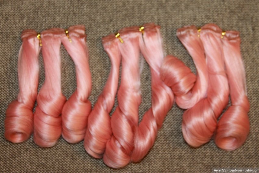 Трессы с локонами для париков и прошивки