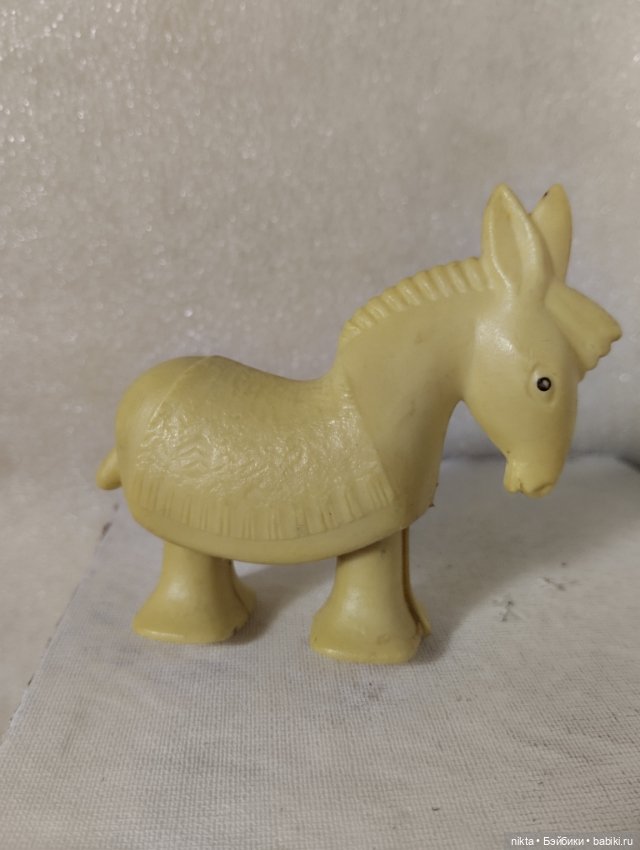 Игрушка СССР Ослик шагающий