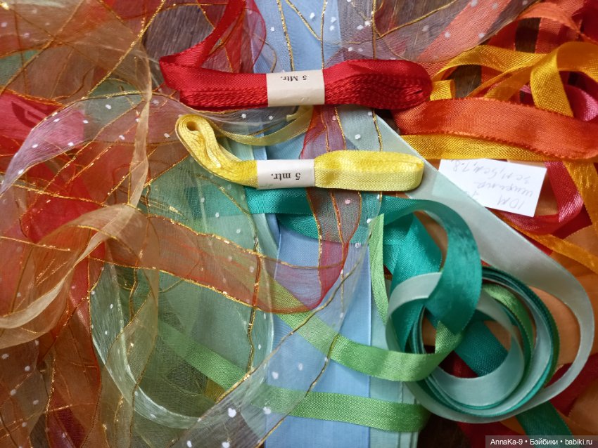 100% Вискозный шёлк, ленты СССР