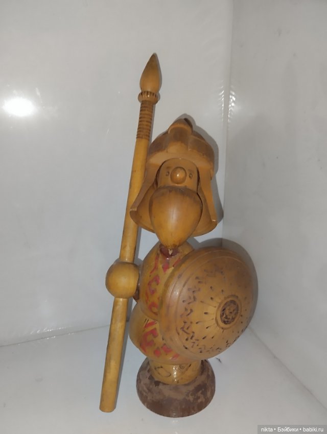 Деревянный богатырь СССР — Винтажные куклы и игрушки детства