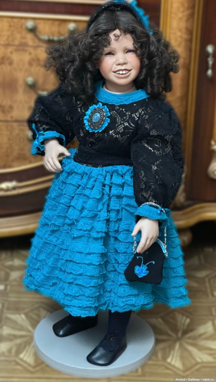 Инга - девочка-праздник — Фарфоровые куклы (фото 2)