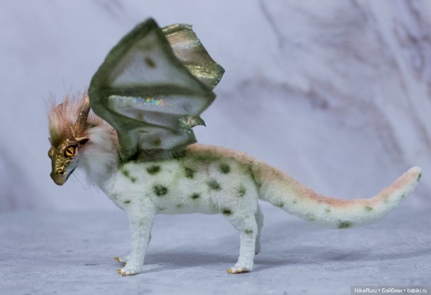 Дракон для Барби в смешанной технике, подвижный (фото 5)