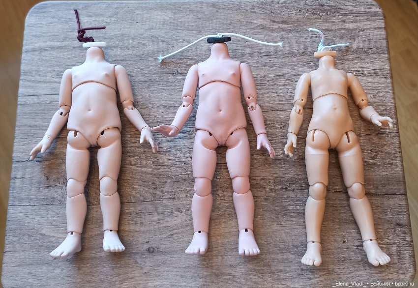 Лот БЖД тел для Паола Рейна и мини Паола Рейна (Г. Карповой и Т. Бачуриной) (фото 2)