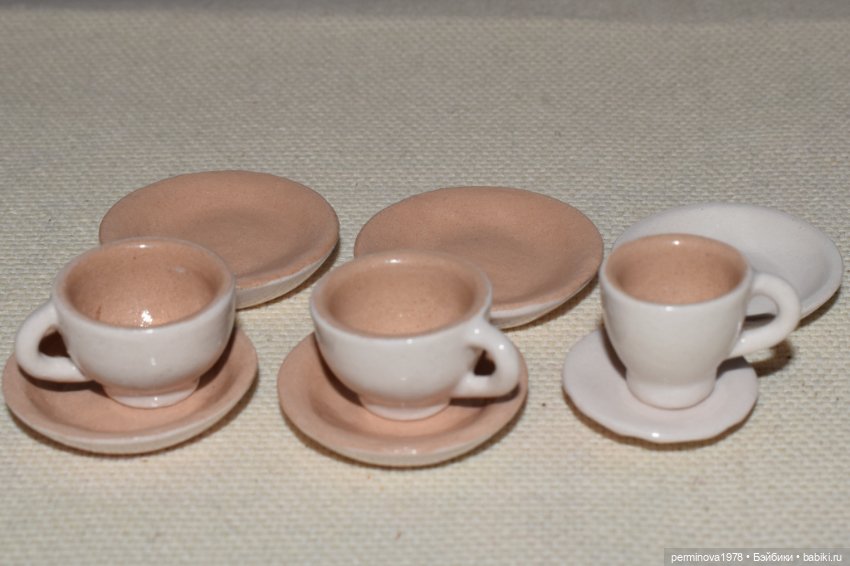 Чайные пары 1 к 6 — Посуда для кукол (фото 4)
