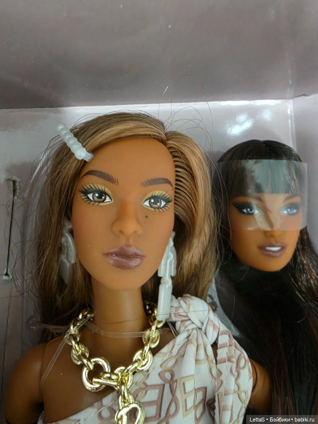 2 головы от barbie you create Нишель и Анна Лара (фото 4)