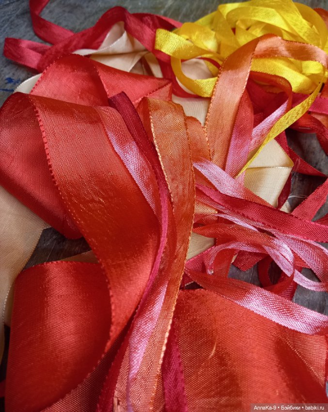 100% Вискозный шёлк, ленты СССР (фото 9)