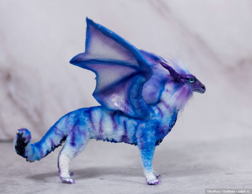 Дракон для Барби в смешанной технике, подвижный (фото 7)