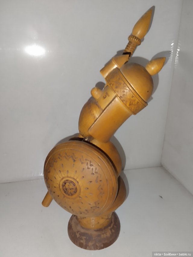 Деревянный богатырь СССР — Винтажные куклы и игрушки детства (фото 5)