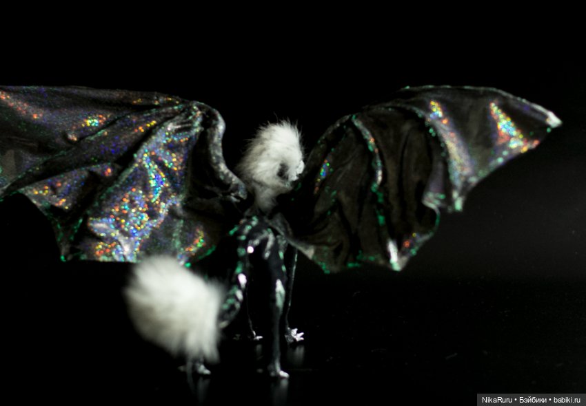 Дракон для Барби в смешанной технике, подвижный (фото 2)