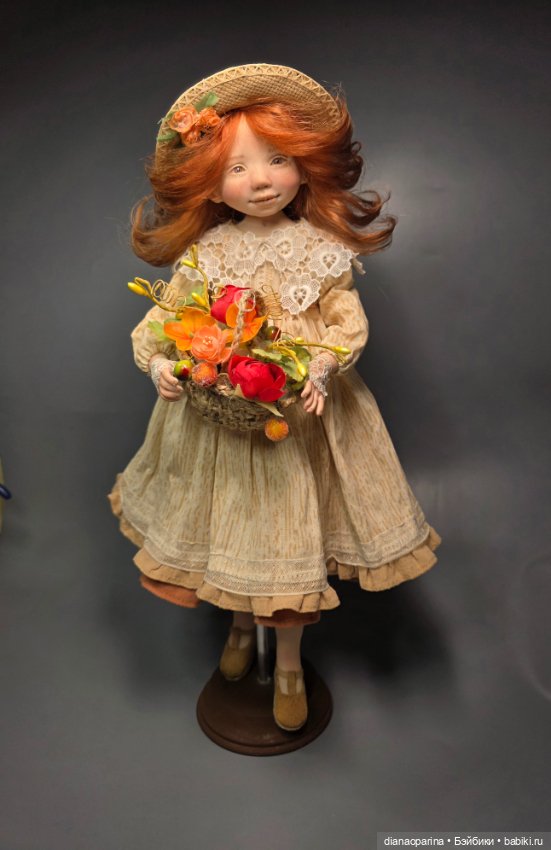Кукла коллекционная. Весна (фото 2)