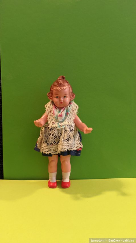Очаровательная куколка Мигешка Milon Gehler с рельефными волосами, высота 18 см (фото 3)