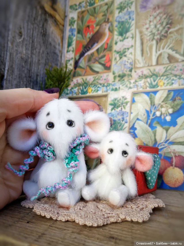Слоник Снежок — Авторские игрушки (фото 3)