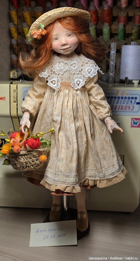 Кукла коллекционная. Весна (фото 8)