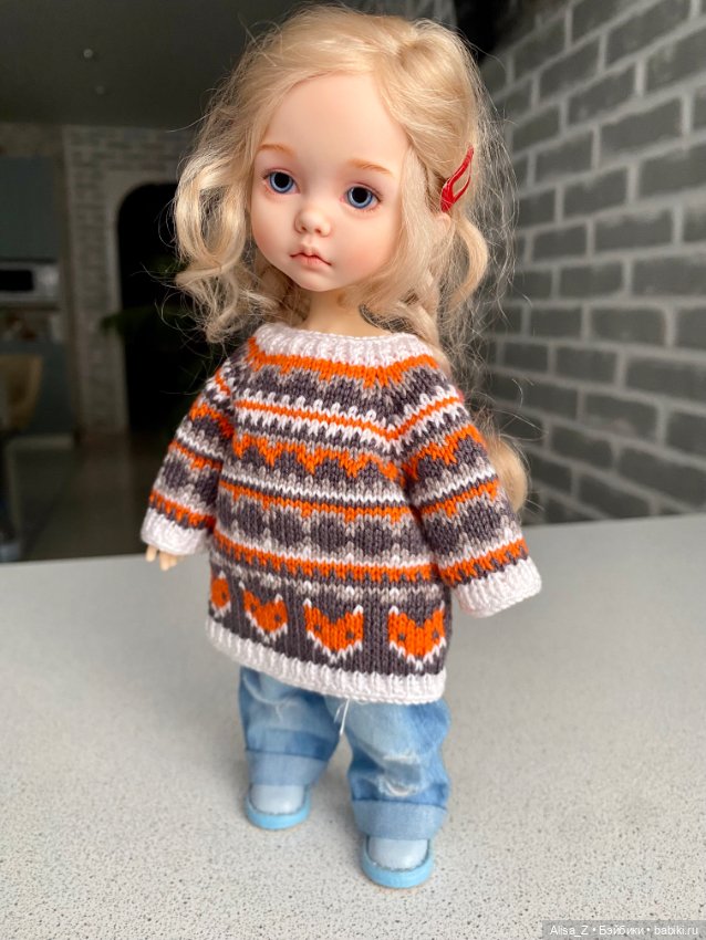 Кофточка с лисичками для Монст (фото 2)