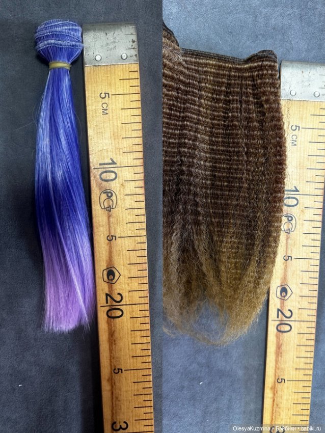 Набор канекалона и трессов для париков/кукол (фото 8)