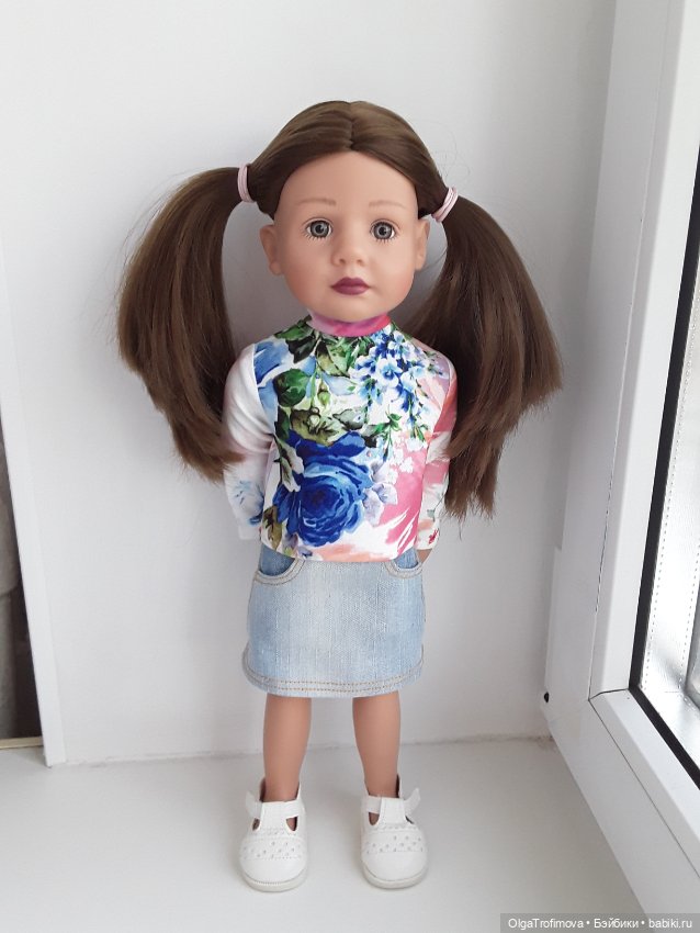 Джинсовая юбочка для Готц Литтл Кидз (фото 5)