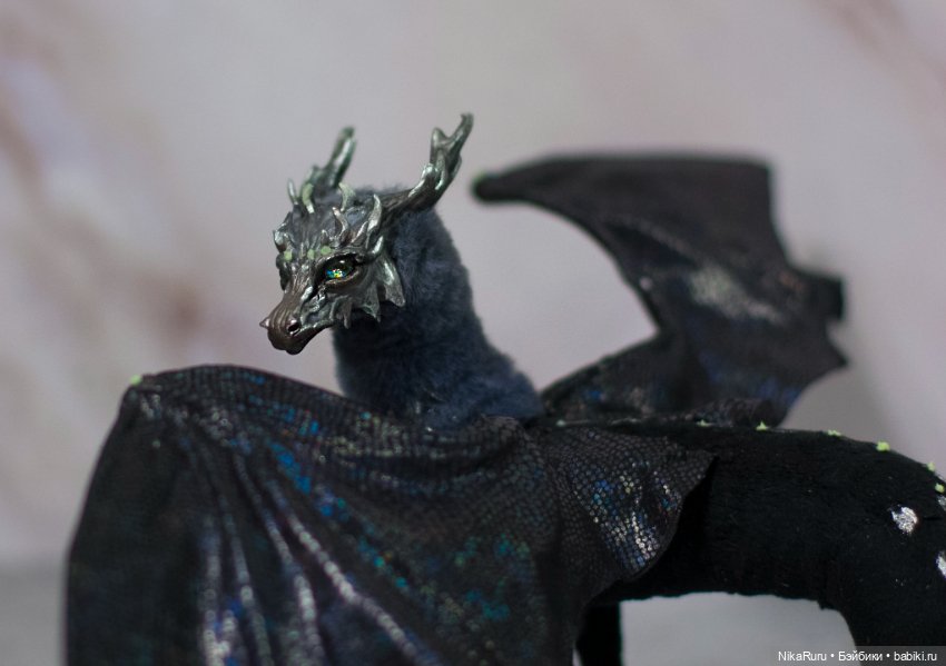 Дракон для Барби в смешанной технике, подвижный (фото 8)