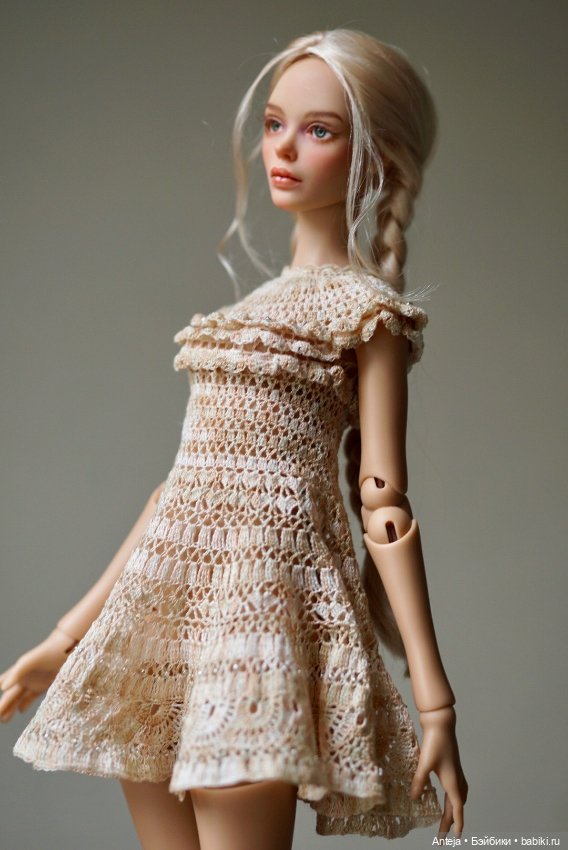 Ажурное платье для подростков glacedolls