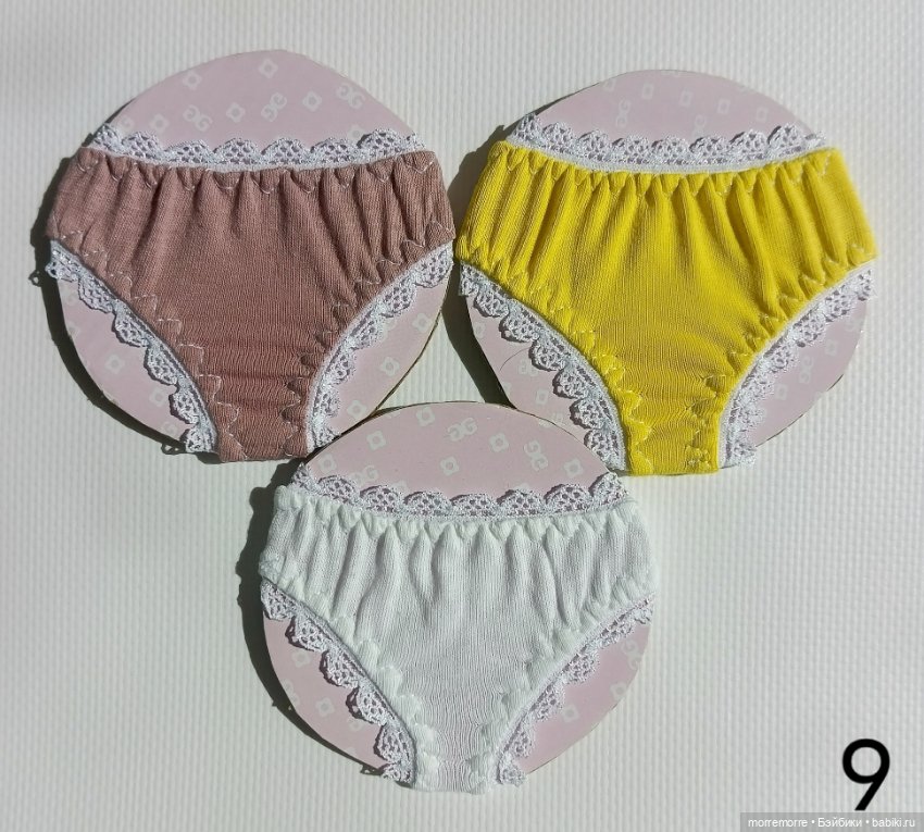 Трусики для куклы Готц Little Kidz. Лот 3 штуки (фото 9)