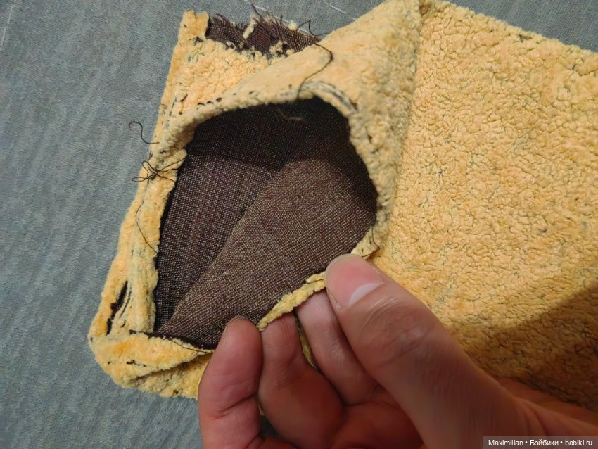 Плюш винтажный для Тедди мишек