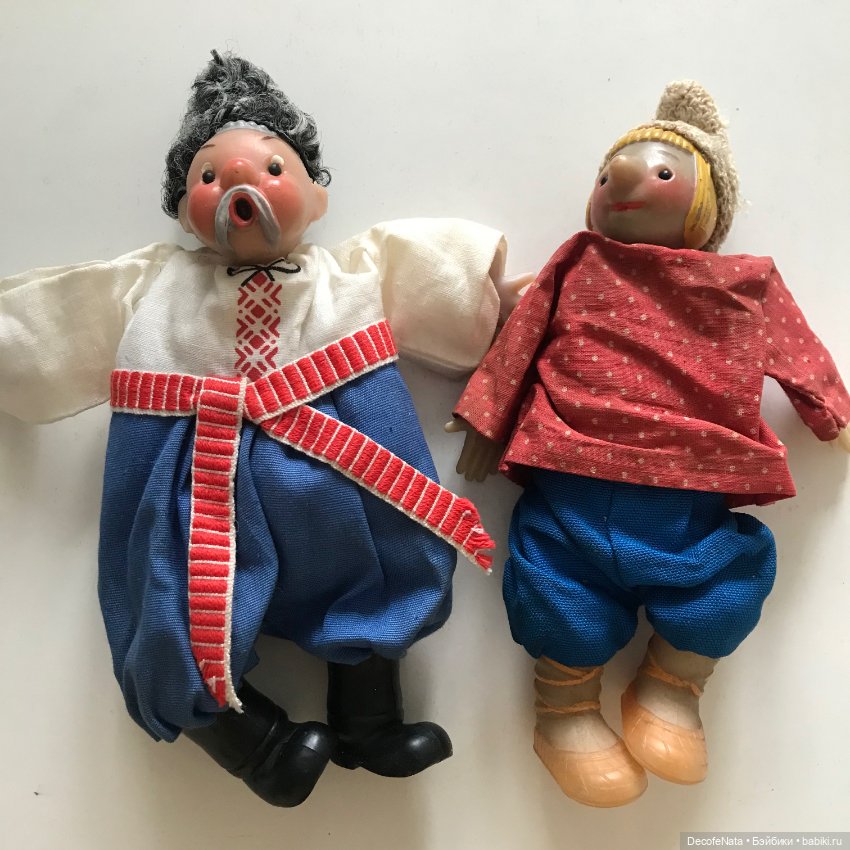 Чуб и Емеля СССР — Винтажные куклы и игрушки детства