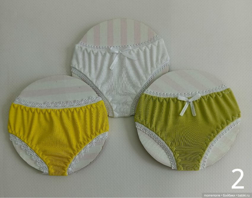 Трусики для Готц. Лот из трёх штук (фото 2)