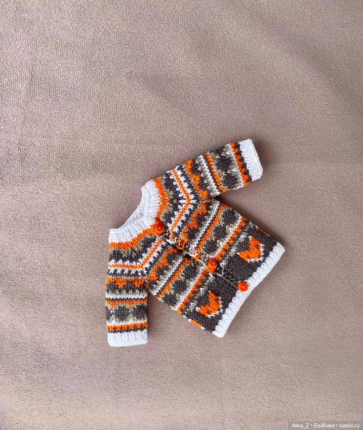 Кофточка с лисичками для Монст (фото 6)