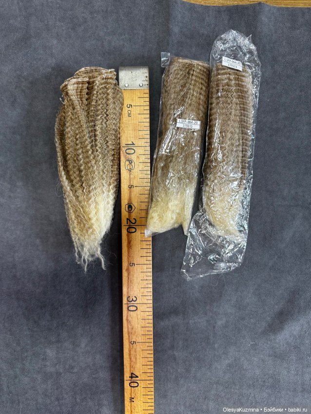 Набор канекалона и трессов для париков/кукол (фото 5)