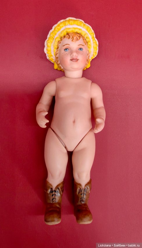 Фарфоровая кукла по молду Paul Jackson. США. OOAK