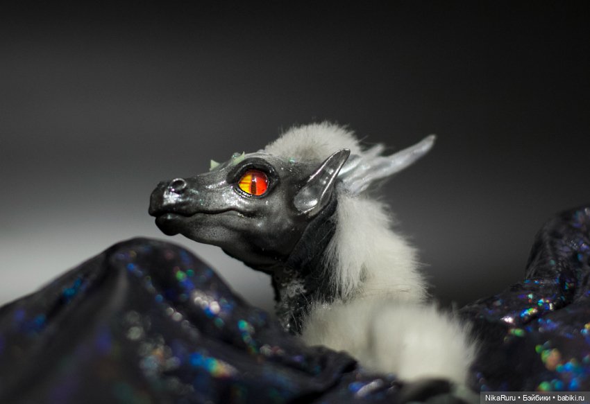 Дракон для Барби в смешанной технике, подвижный (фото 3)