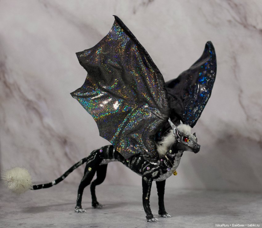 Дракон для Барби в смешанной технике, подвижный (фото 8)