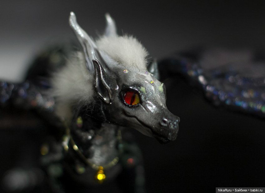 Дракон для Барби в смешанной технике, подвижный (фото 4)