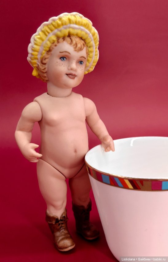 Фарфоровая кукла по молду Paul Jackson. США. OOAK (фото 7)