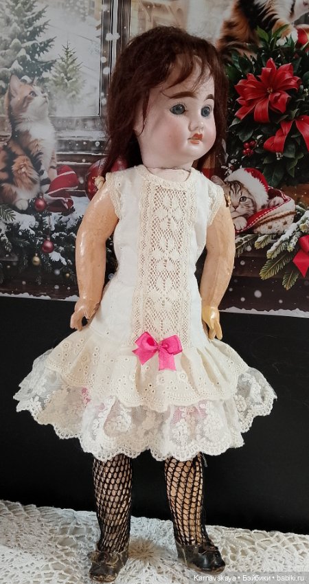 Комплект нижнего белья для антикварных кукол и реплик 40-45см (фото 6)