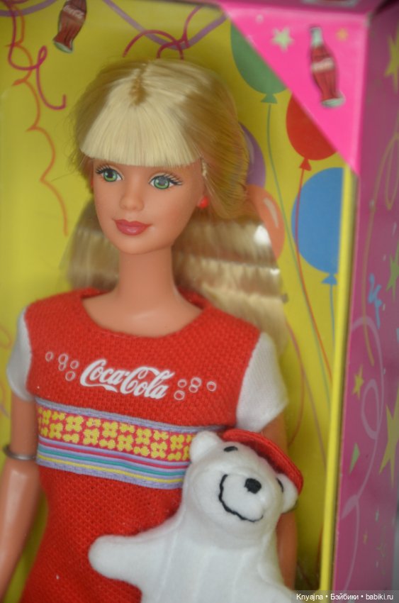 Барби Coca-Cola party Barbie, нрфб (фото 7)