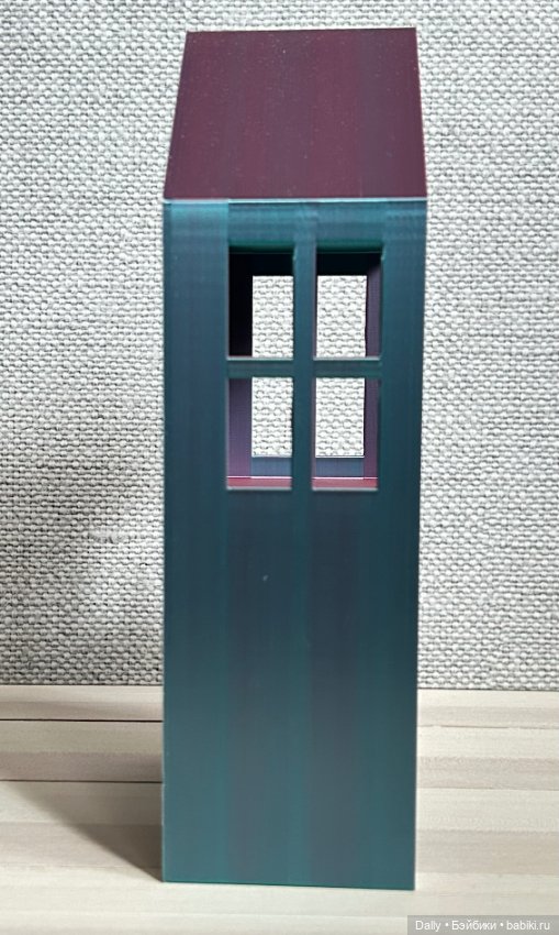 Домик «два этажа» 3д-печать (фото 3)