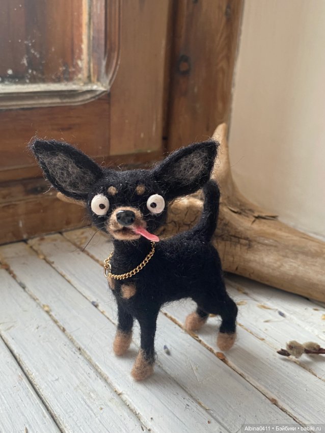 Той-терьер — Авторские игрушки